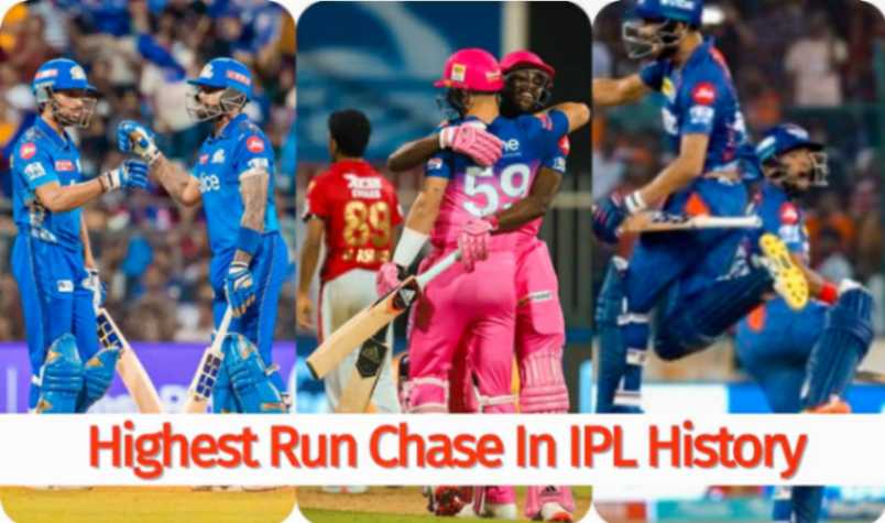 this blog is about which teams in ipl has done highest runs chase in ipl