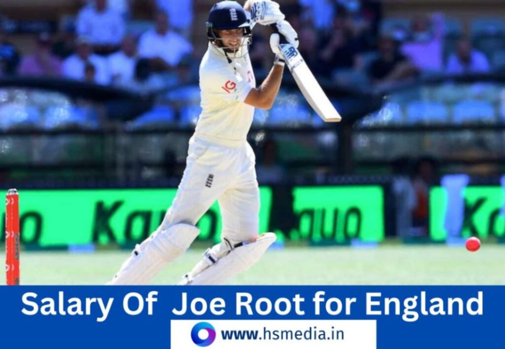 The annual salary of Joe Root for England cricket.