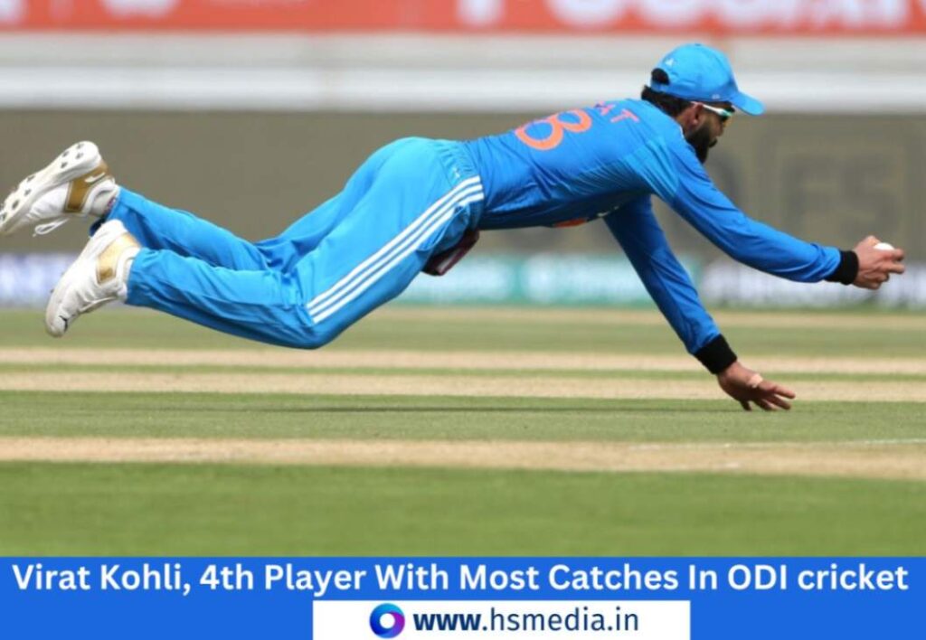 Virat kohli is the only indian player who ranks in most odi catches list.