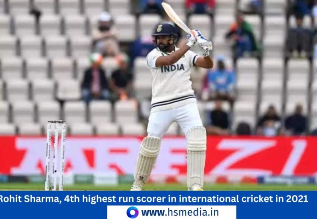 Rohit sharma made most runs in international cricket in 2021 in every format. 