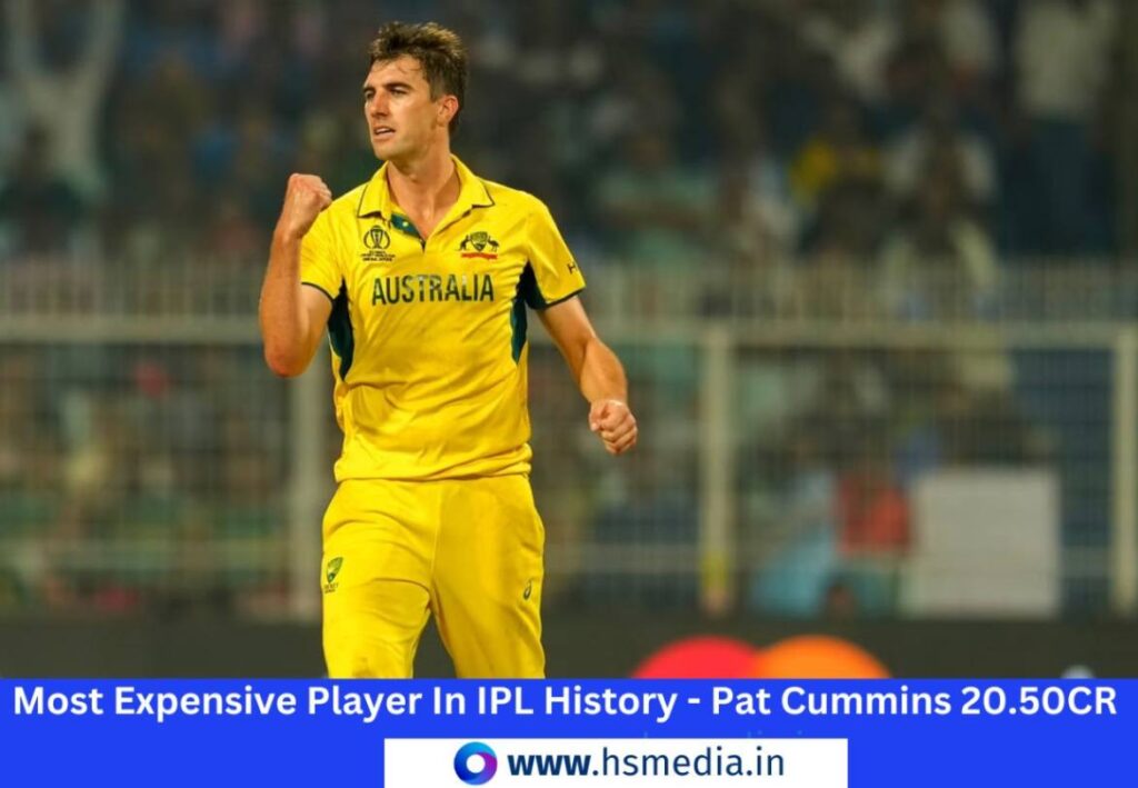 Pat cummins is the 2nd most expensive player in ipl.