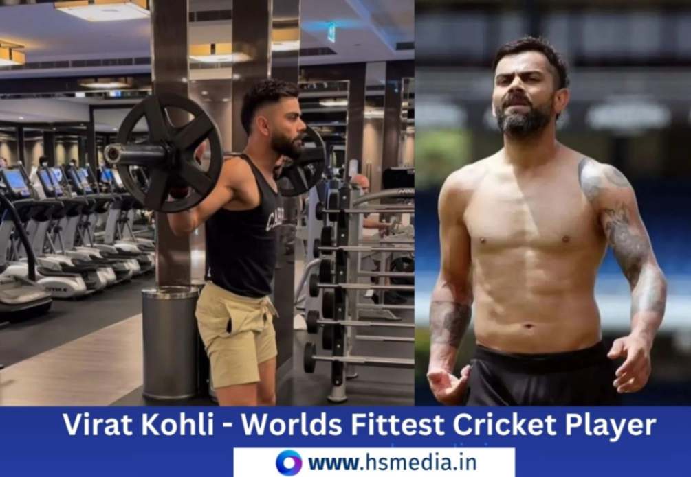 Virat kohli is the world's fittest cricket player.