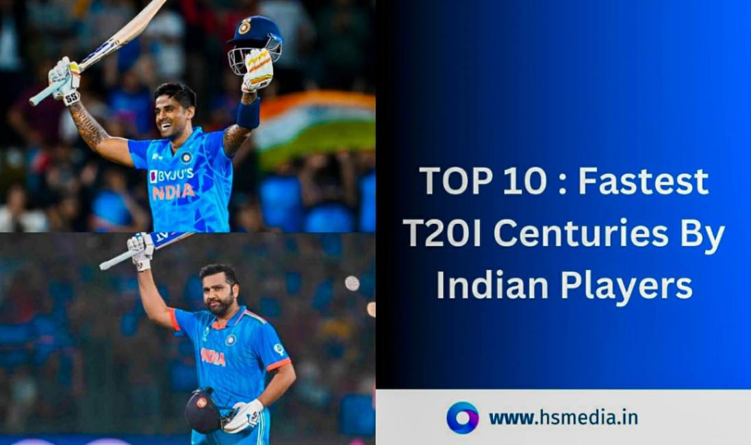 These are the top 10 fastest Indian players to score T20i century.