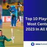 it describes briefly about the top 10 players who made most centuries in 2023 in all formats.