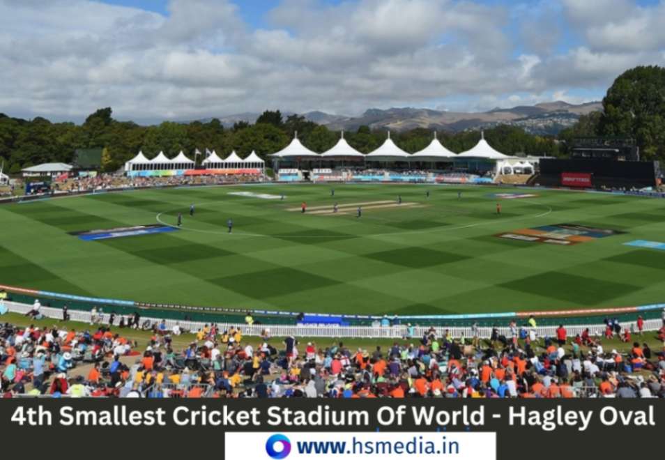 New Zealand's Hagley Oval ground is smallest cricket ground of world.