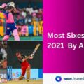 10 players who hit the most sixes in IPL 2021.
