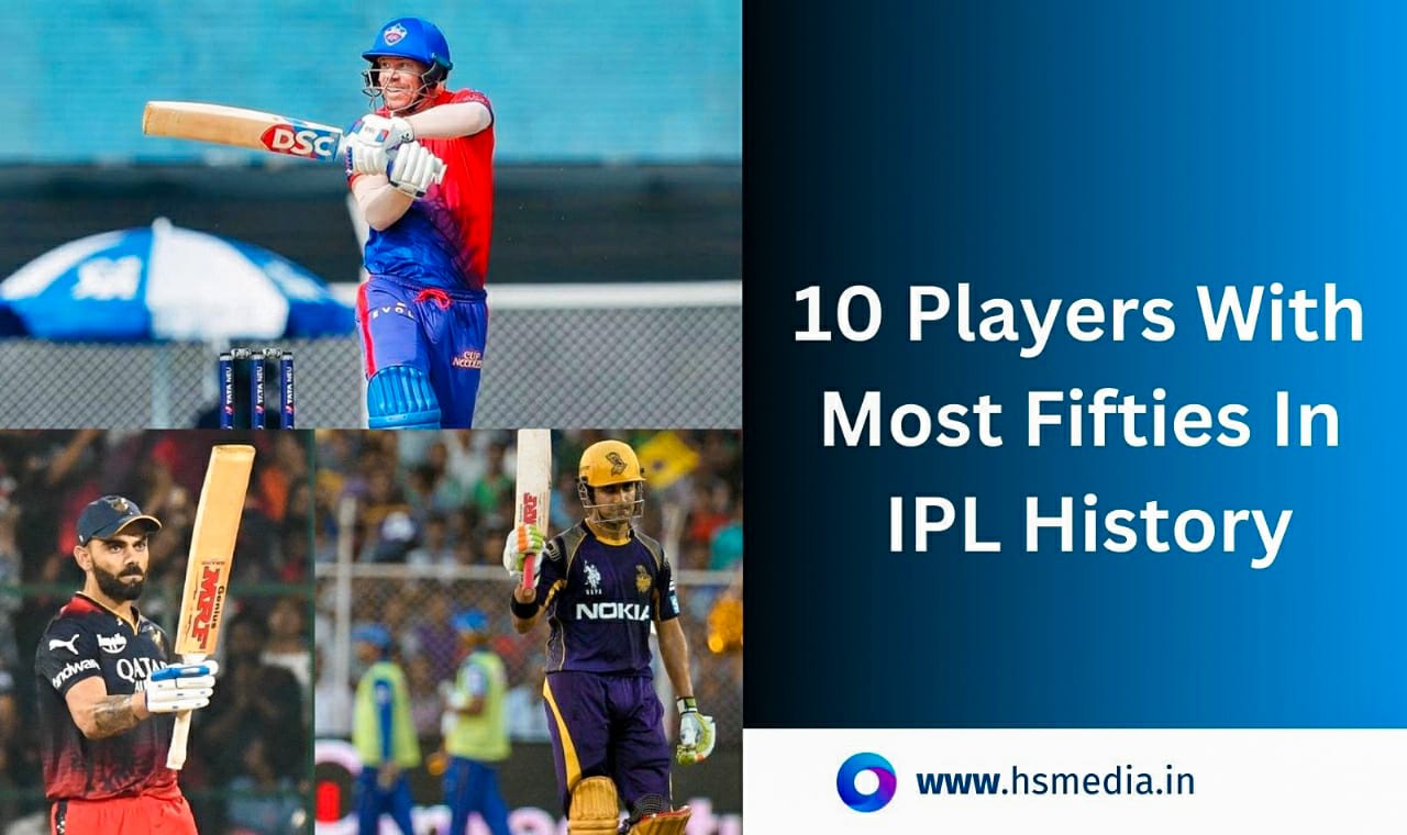 players with most fifties in ipl.